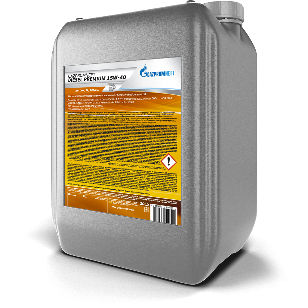 Gazpromneft Diesel Premium 15W-40 Mineral
