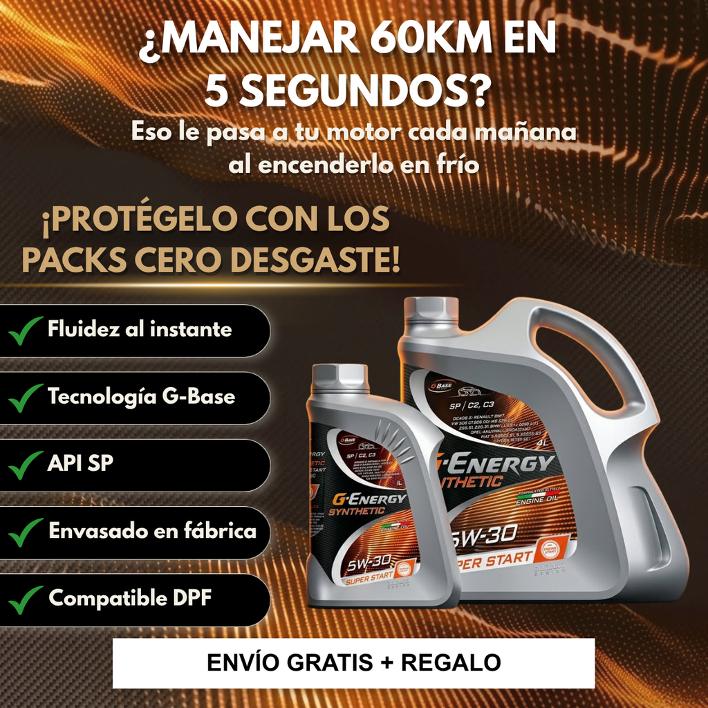 Pack Cero Desgaste (G-Energy Super Start) + ENVÍO GRATIS + REGALO