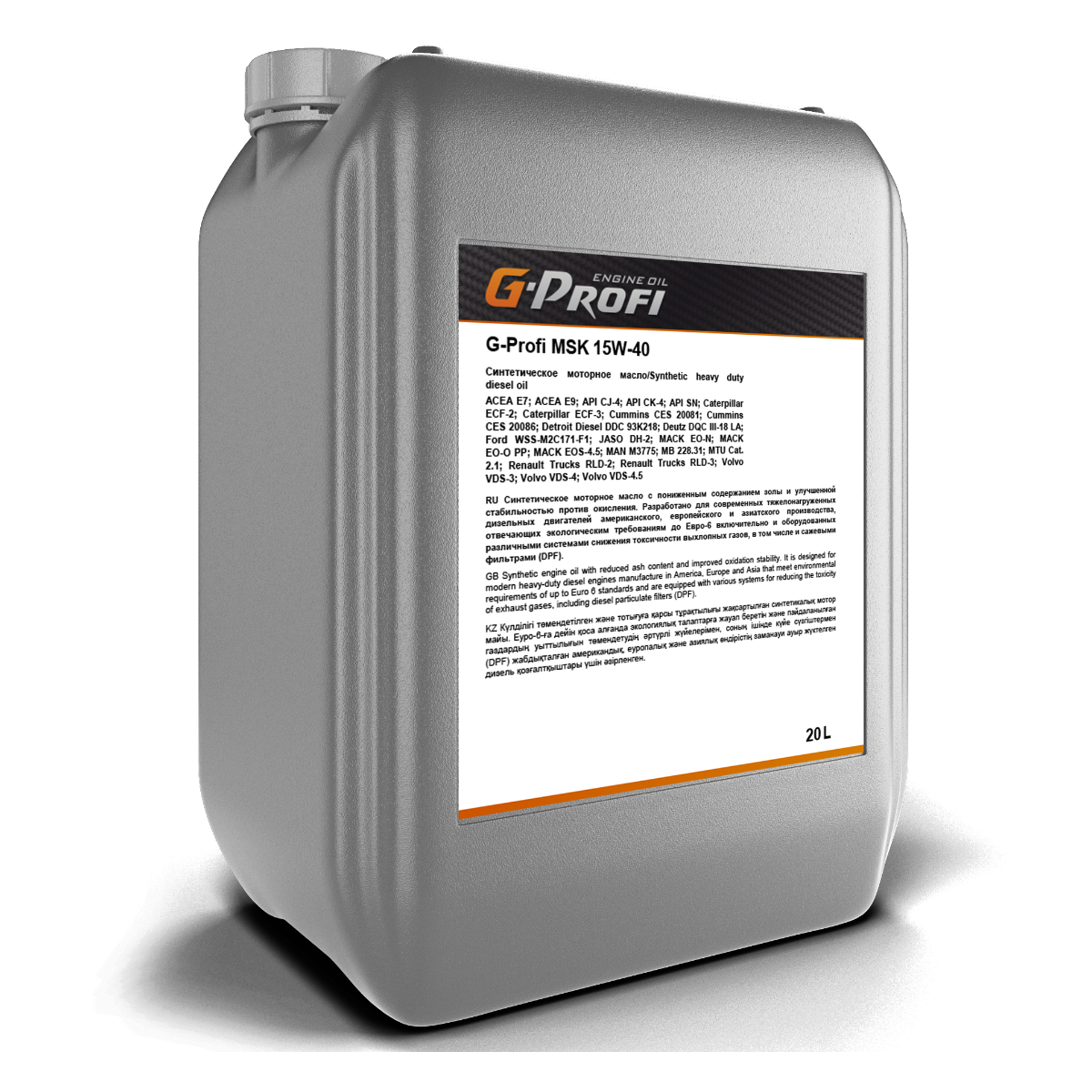 G-Profi MSK 15W-40 20 Litros